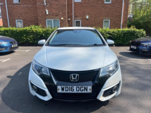 2016 Honda Civic 1.6 I-Dtec Se Plus (navi) Euro 5 (s/s) 5dr in White — image 2