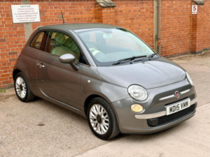 2015 Fiat 500 1.2 Pop Star Euro 6 (s/s) 3dr in Grey — image 2