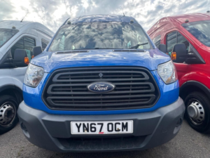 2017 Ford Transit 2.2 Tdci 460 Hdt L4 H3 5dr (18 Seats) in Blue — image 2