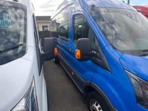 2017 Ford Transit 2.2 Tdci 460 Hdt L4 H3 5dr (18 Seats) in Blue — image 3