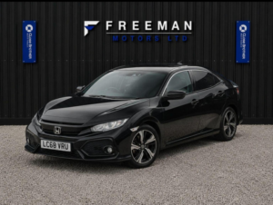 2018 Honda Civic 1.6 I-Dtec Sr Euro 6 (s/s) 5dr in Black — image 5