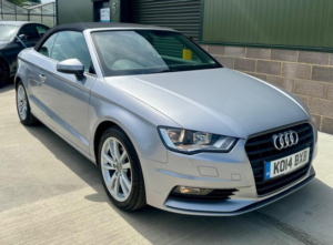 2014 Audi A3 Cabriolet 1.4 Tfsi Cod Sport S Tronic Euro 6 (s/s) 2dr in Silver — image 3