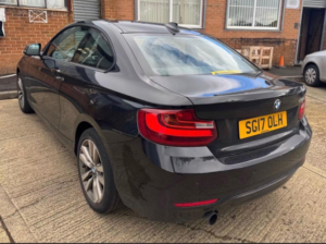 2017 BMW 2 Series 1.5 218i Sport Auto Euro 6 (s/s) 2dr in Black — image 4
