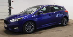 2017 Ford Focus 1.0t Ecoboost St-Line Euro 6 (s/s) 5dr in Blue — image 5