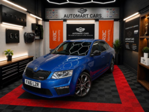 2016 Skoda Octavia 2.0 Tdi Vrs Euro 6 (s/s) 5dr (snav) in Blue — image 3