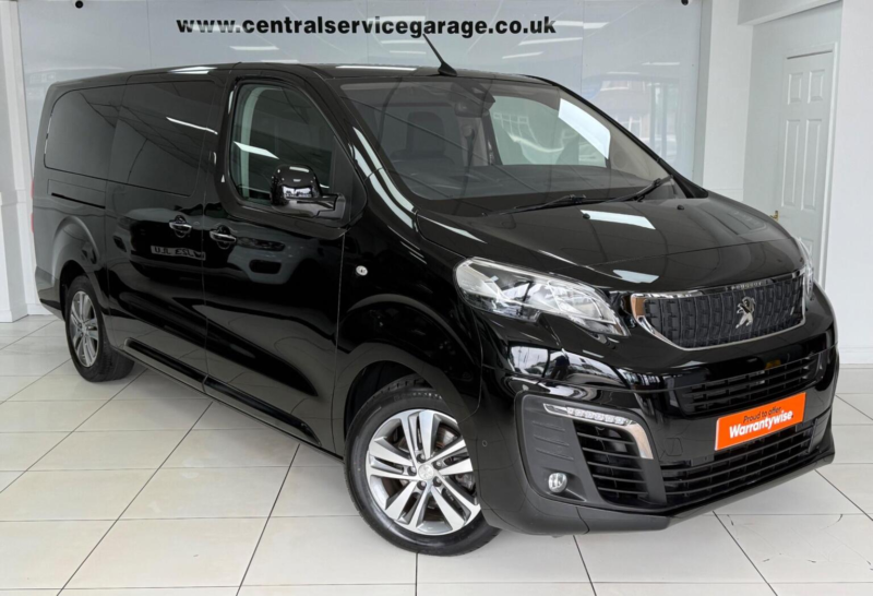 2021 Peugeot Traveller 2.0 Bluehdi Allure Long MPV Eat8 Lwb Euro 6 (s/s) 5dr in Black — image 1