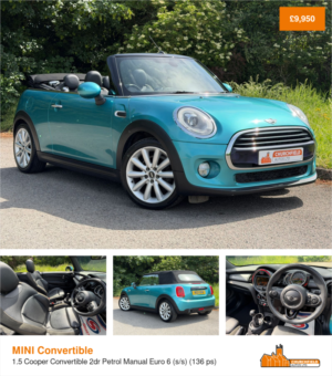 2016 MINI Convertible 1.5 Cooper Convertible 2dr Petrol Manual Euro 6 (s/s) (136 Ps) in Blue — image 2