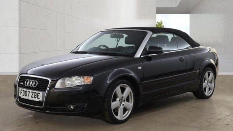2007 Audi A4 Cabriolet 1.8t S Line 2dr in Black — image 1
