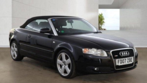 2007 Audi A4 Cabriolet 1.8t S Line 2dr in Black — image 2