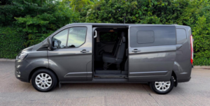 2022 Ford Transit Custom 2.0 320 Ecoblue Limited Crew Van Auto L2 H1 Euro 6 5dr in Grey — image 6