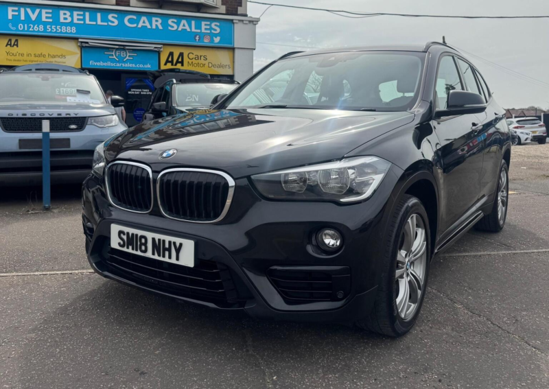 2018 BMW X1 2.0 20d Sport Auto Xdrive Euro 6 (s/s) 5dr in Black — image 1