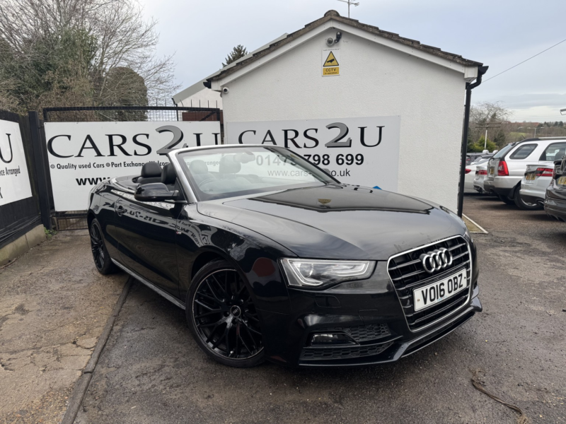 2016 Audi A5 Cabriolet 2.0 Tdi S Line Special Edition Plus in Black — image 1
