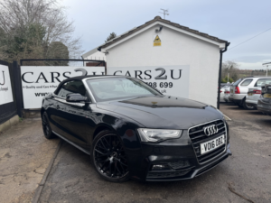 2016 Audi A5 Cabriolet 2.0 Tdi S Line Special Edition Plus in Black — image 2