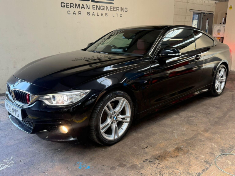 2016 BMW 4 Series 2.0 420d M Sport Auto Euro 6 (s/s) 2dr in Black — image 1