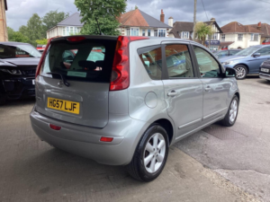 2007 Nissan Note 1.6 16v Acenta Auto Euro 4 5dr in Silver — image 4