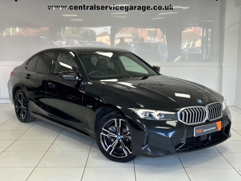2023 BMW 3 Series 2.0 330e 12kwh M Sport Auto Euro 6 (s/s) 4dr in Black — image 1