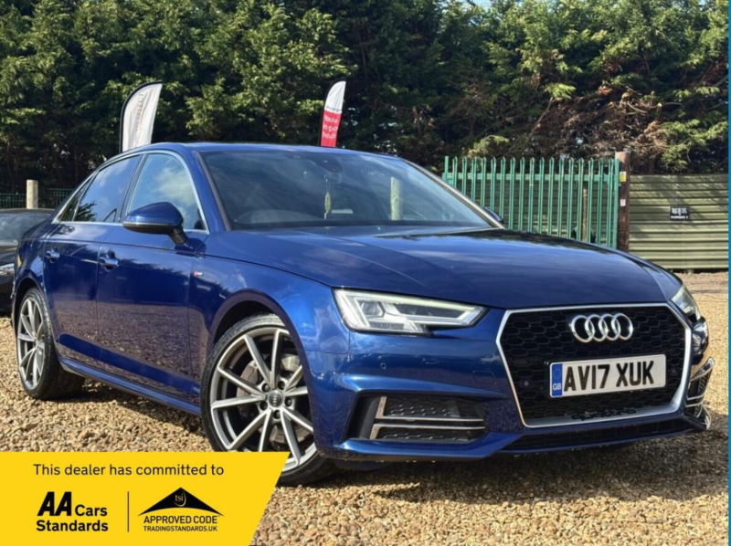 2017 Audi A4 2.0 Tfsi S Line S Tronic Quattro Euro 6 (s/s) 4dr in Blue — image 1