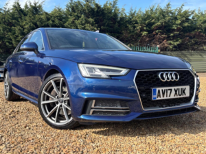 2017 Audi A4 2.0 Tfsi S Line S Tronic Quattro Euro 6 (s/s) 4dr in Blue — image 3