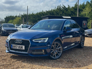 2017 Audi A4 2.0 Tfsi S Line S Tronic Quattro Euro 6 (s/s) 4dr in Blue — image 4