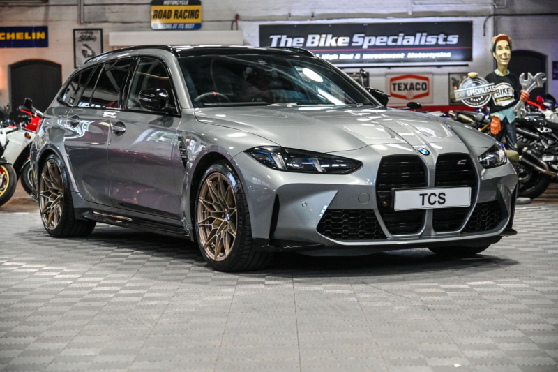 2025 BMW M3 3.0 Biturbo Competition Touring Full Ppf Tech & Visibility Pks Carbon Interior Harman Kardon H/sw R in Grey — image 1