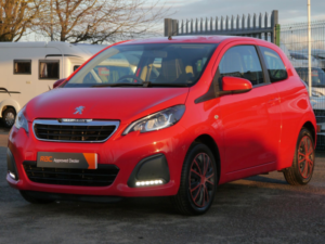 2017 Peugeot 108 1.0 Active Hatchback 3dr Petrol Manual Euro 6 (68 Ps) in Red — image 3