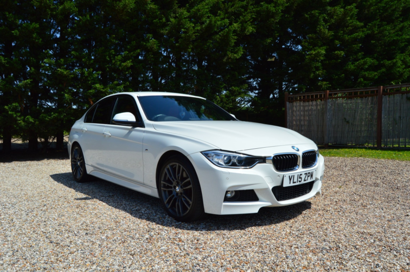 2015 BMW 3 Series 2.0 320d M Sport Saloon in White — image 1
