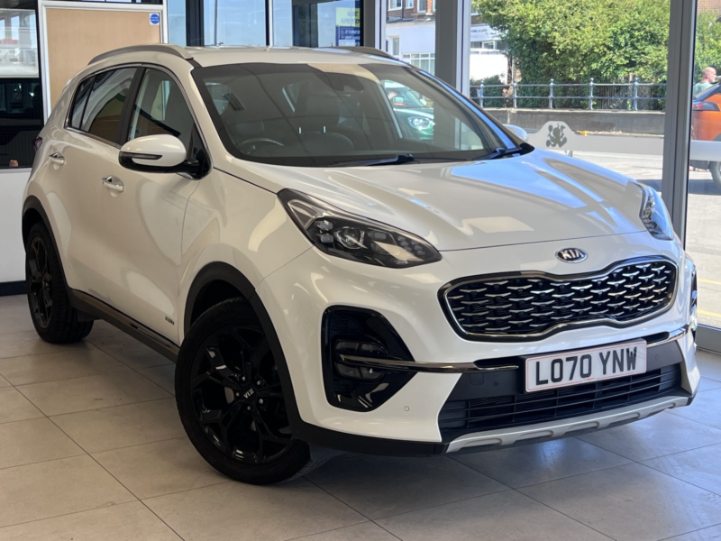 2021 Kia Sportage 1.6 T-Gdi Gt-Line in White — image 1