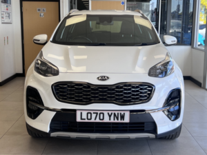 2021 Kia Sportage 1.6 T-Gdi Gt-Line in White — image 3