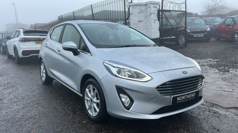 2018 Ford Fiesta 1.0l Zetec T Hatchback 5dr Petrol Manual Euro 6 (99 Bhp) in Silver — image 1