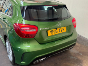 2016 Mercedes-Benz A Class 1.5 A180d Amg Line (executive) Euro 6 (s/s) 5dr in Green — image 3