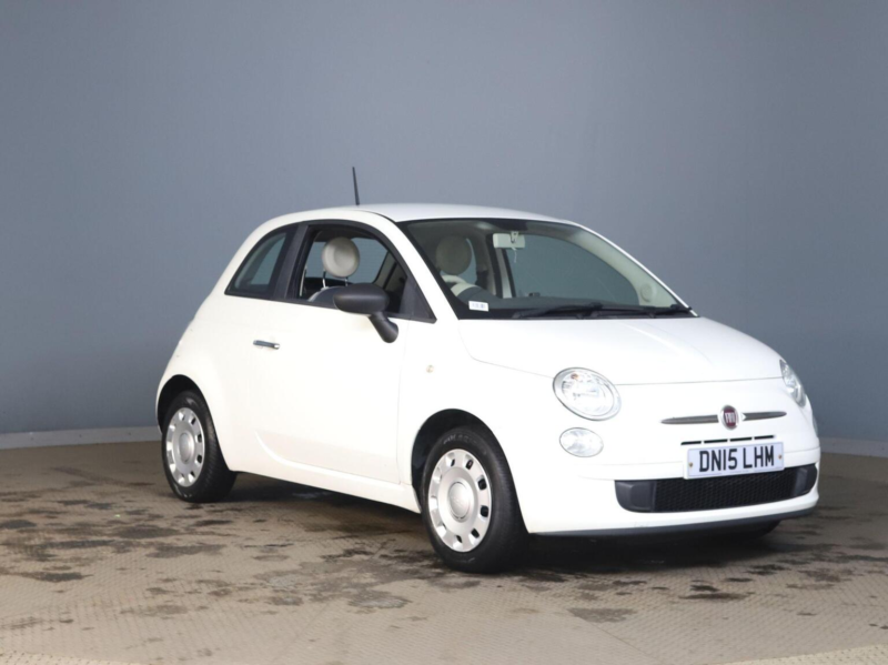 2015 Fiat 500 1.2 Pop Euro 6 (s/s) 3dr in White — image 1