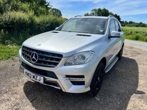 2012 Mercedes-Benz M Class 3.0 Ml350 V6 Bluetec Sport G-Tronic 4WD Euro 6 (s/s) 5dr in Silver — image 3