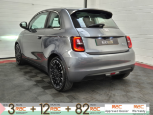 2022 Fiat 500e 42kw 118hp Electric La Prima in Grey — image 3