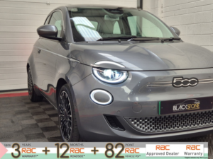 2022 Fiat 500e 42kw 118hp Electric La Prima in Grey — image 4