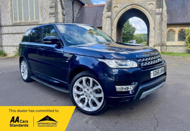 2016 Land Rover Range Rover Sport 3.0 Sd V6 Hse Auto 4WD Euro 6 (s/s) 5dr in Blue — image 1