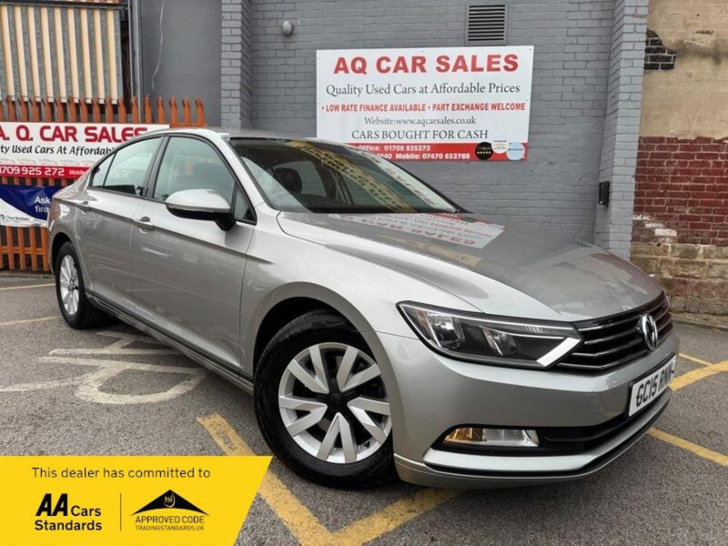 2015 Volkswagen Passat 1.6 Tdi Bluemotion Tech S Euro 6 (s/s) 4dr in Silver — image 1