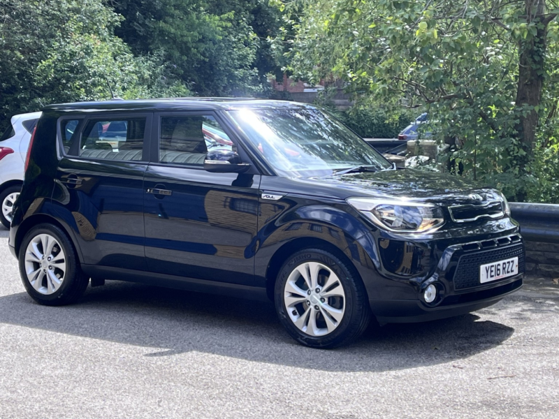 2016 Kia Soul 1.6 Gdi Connect Plus SUV 5dr Petrol Manual Euro 6 (130 Bhp) Sat-Nav+rev Cam in Black — image 1