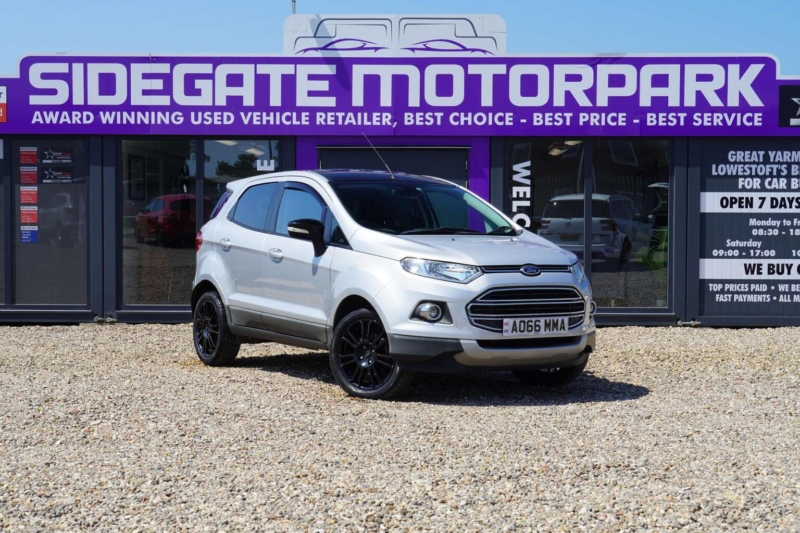 2016 Ford Ecosport 1.0t Ecoboost Titanium S 2WD Euro 6 (s/s) 5dr in Silver — image 1