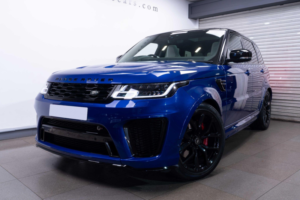 2019 Land Rover Range Rover Sport 5.0 P575 V8 Svr Auto 4WD Euro 6 (s/s) 5dr in Blue — image 3