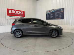 2018 Ford Fiesta 1.0t Ecoboost St-Line X Euro 6 (s/s) 5dr in Grey — image 3