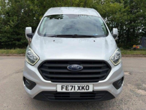 2021 Ford Transit Custom 2.0 320 Ecoblue Trend L1 H2 Euro 6 (s/s) 5dr in Silver — image 2