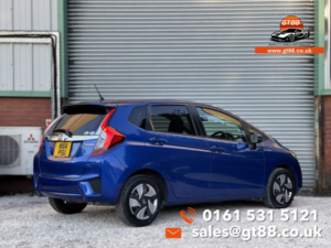 2014 Honda Jazz 2014 Jazz 1.5 I-Vtec Ex Navi Hatchback 5dr Hybrid CVT Euro 6 (s/s) (132 Ps) Hatchback Hybrid Automat in Blue — image 2