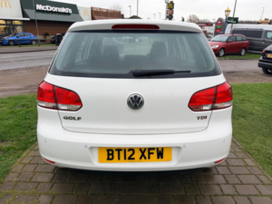 2012 Volkswagen Golf 1.6 Tdi Match Euro 5 5dr in White — image 6