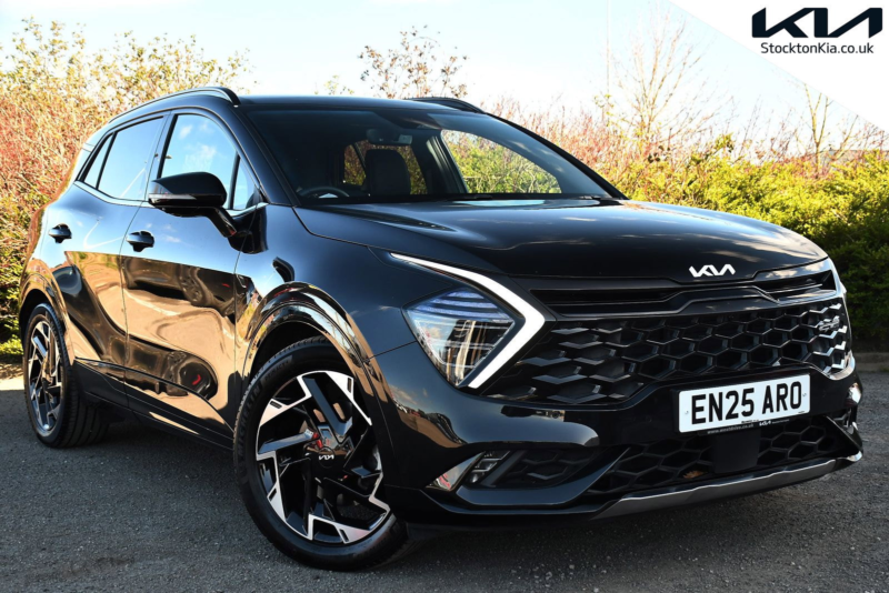 2025 Kia Sportage 1.6 T-Gdi Mhev Gt-Line S SUV 5dr Petrol Hybrid Dct Euro 6 (s/s) (157 Bhp) in Black — image 1