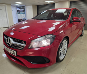 2016 Mercedes-Benz A Class 1.5 A180d Amg Line Hatchback 5dr Diesel Manual Euro 6 (s/s) (109 Ps) in Red — image 2