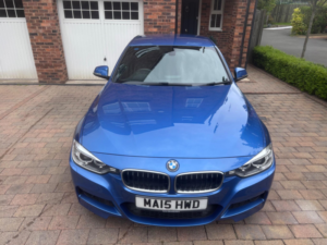 2015 BMW 3 Series 2.0 320d M Sport Euro 5 (s/s) 4dr in Blue — image 3