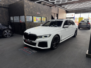 2019 BMW 7 Series 3.0 740ld Xdrive M Sport Saloon in White — image 3