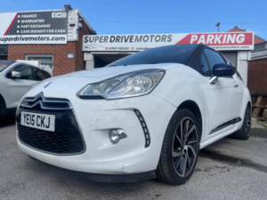2015 Citroen Ds3 1.6 E-Hdi Dstyle Plus Euro 5 (s/s) 3dr in White — image 3