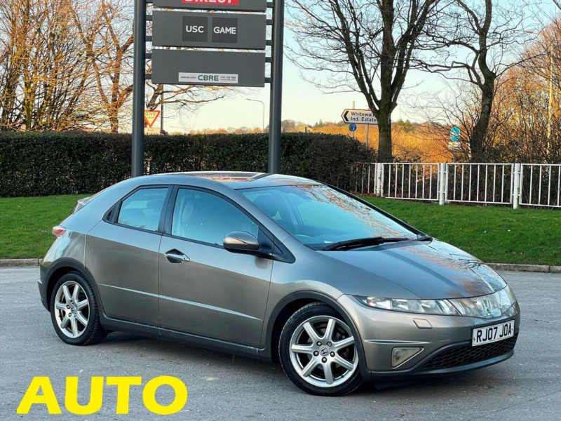 2007 Honda Civic 1.8 I-Vtec Ex I-Shift 5dr in Grey — image 1