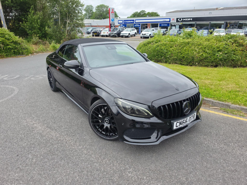 2016 Mercedes-Benz C Class 2.1 C220d Amg Line Cabriolet G-Tronic+ Euro 6 (s/s) 2dr in Black — image 1